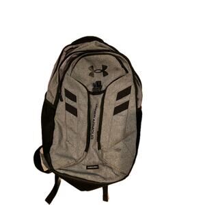 Under Armour Hustle Pro Black Gray Backpack